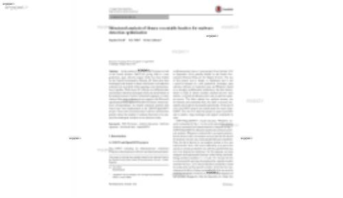 Structural analysis of binary executable headers for malware detection optimization